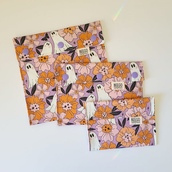 Halloween Snack Bags - Groovy Ghosts and Trick-or-Treaters
