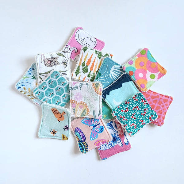 Flannel Prints Mix and Match Facial Squares - Set of 8