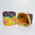 Reversible Fabric Bin - Butterfly Floral