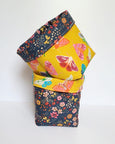 Reversible Fabric Bin - Butterfly Floral