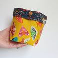 Reversible Fabric Bin - Butterfly Floral