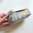 Facial Squares Fabric Bin - Flower Fields