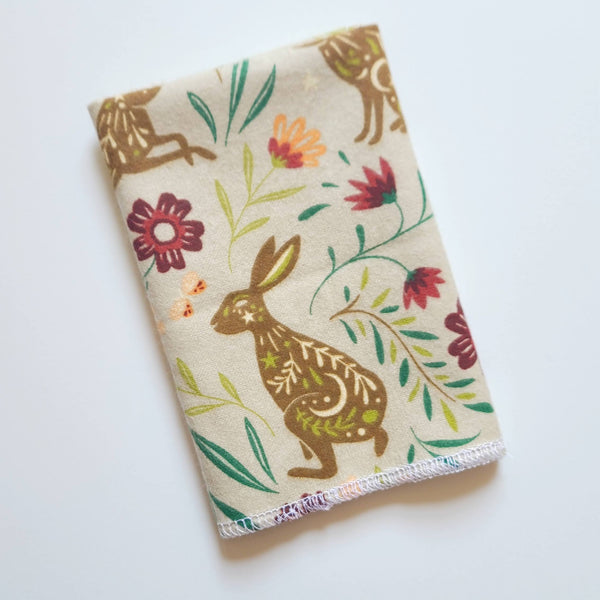 Folk Bunnies Paperless Towel