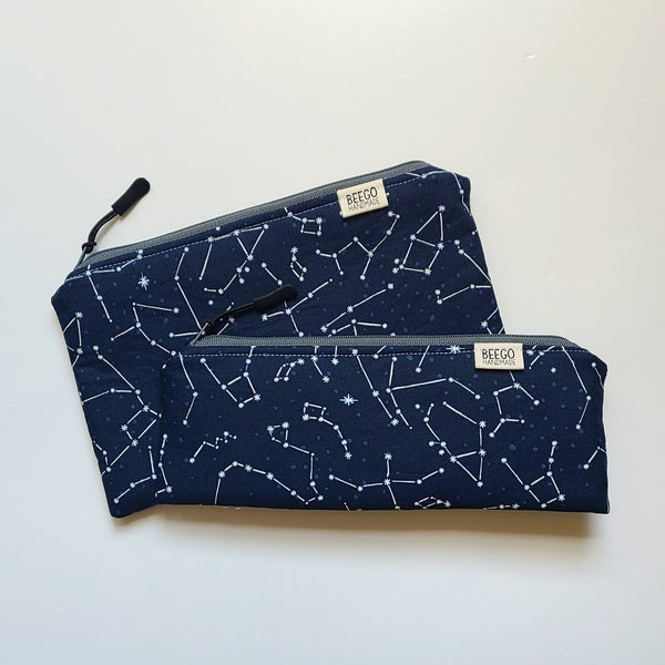 Navy Constellations Pencil Case
