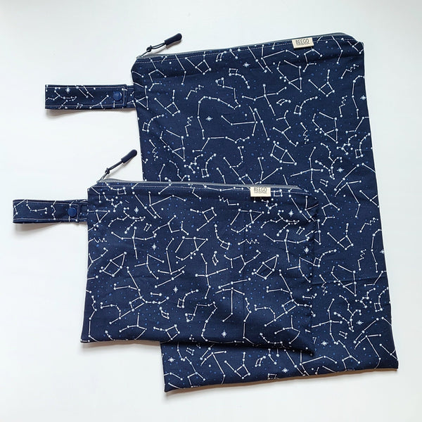 Blue Constellations Wet Bag
