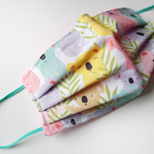 Kid's Koalas Cotton Face Mask