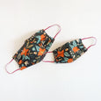 Festive Poinsettia Cotton Face Mask (Adult and Kid's)