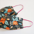 Festive Poinsettia Cotton Face Mask (Adult and Kid's)