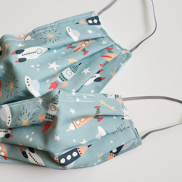 Blast Off Cotton Face Mask (Adult and Kid's)