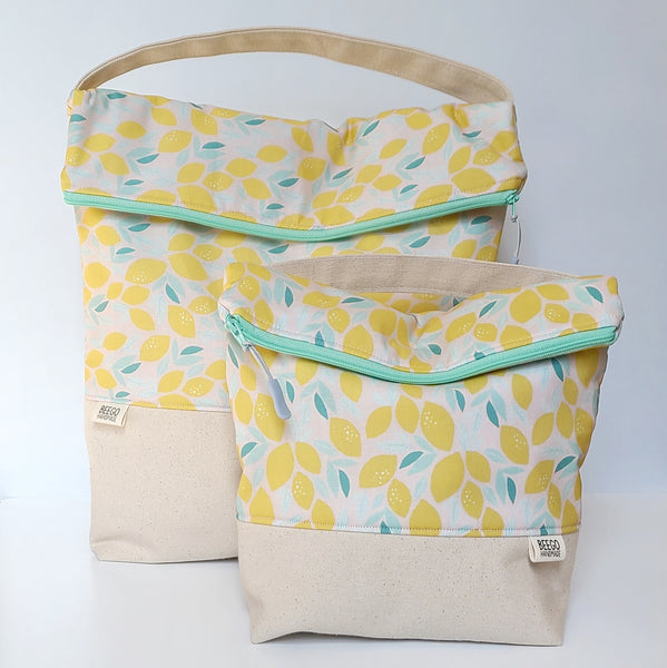 Little Lemons Insulated Washable Lunch Bag