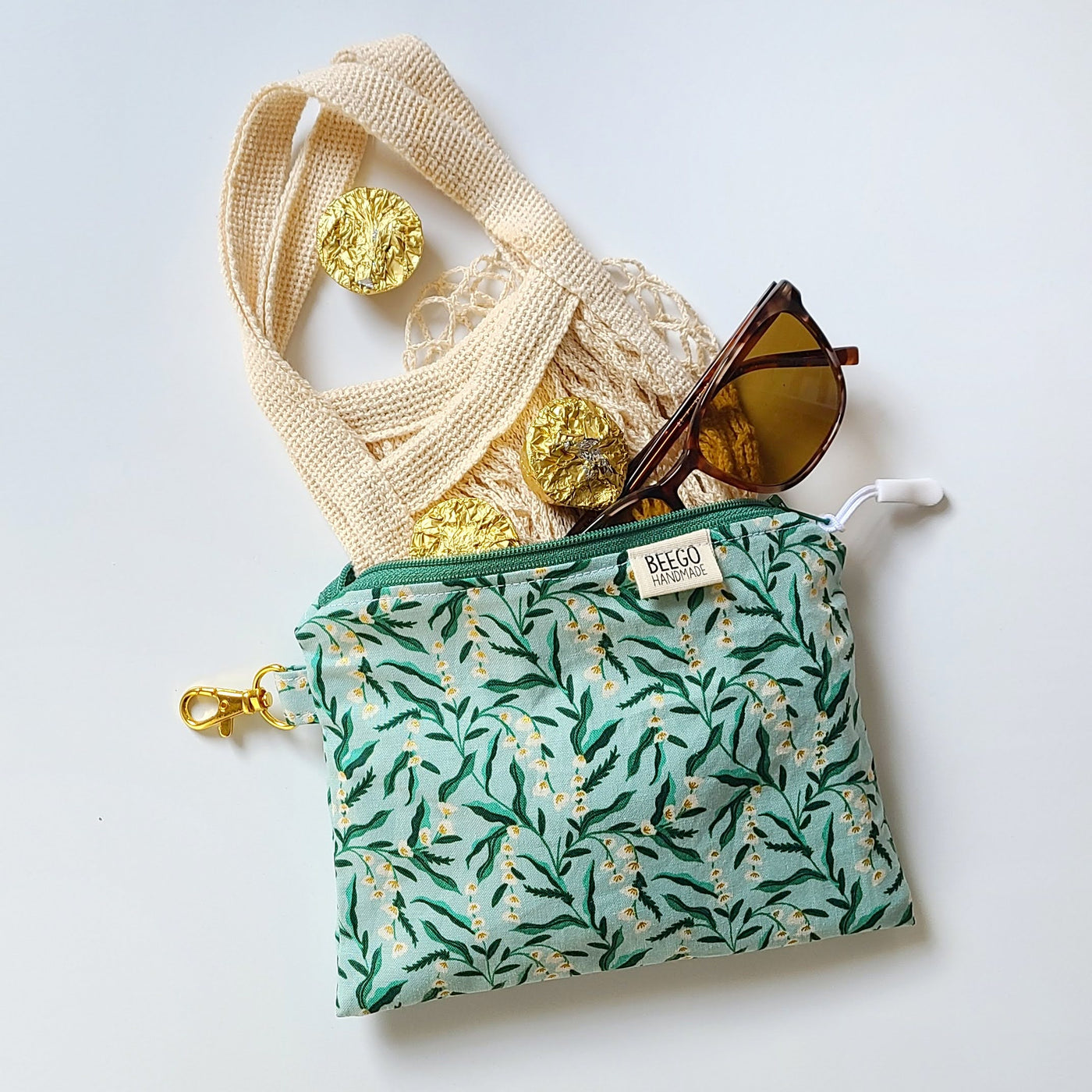 Golden Lily Clip-On Pouch