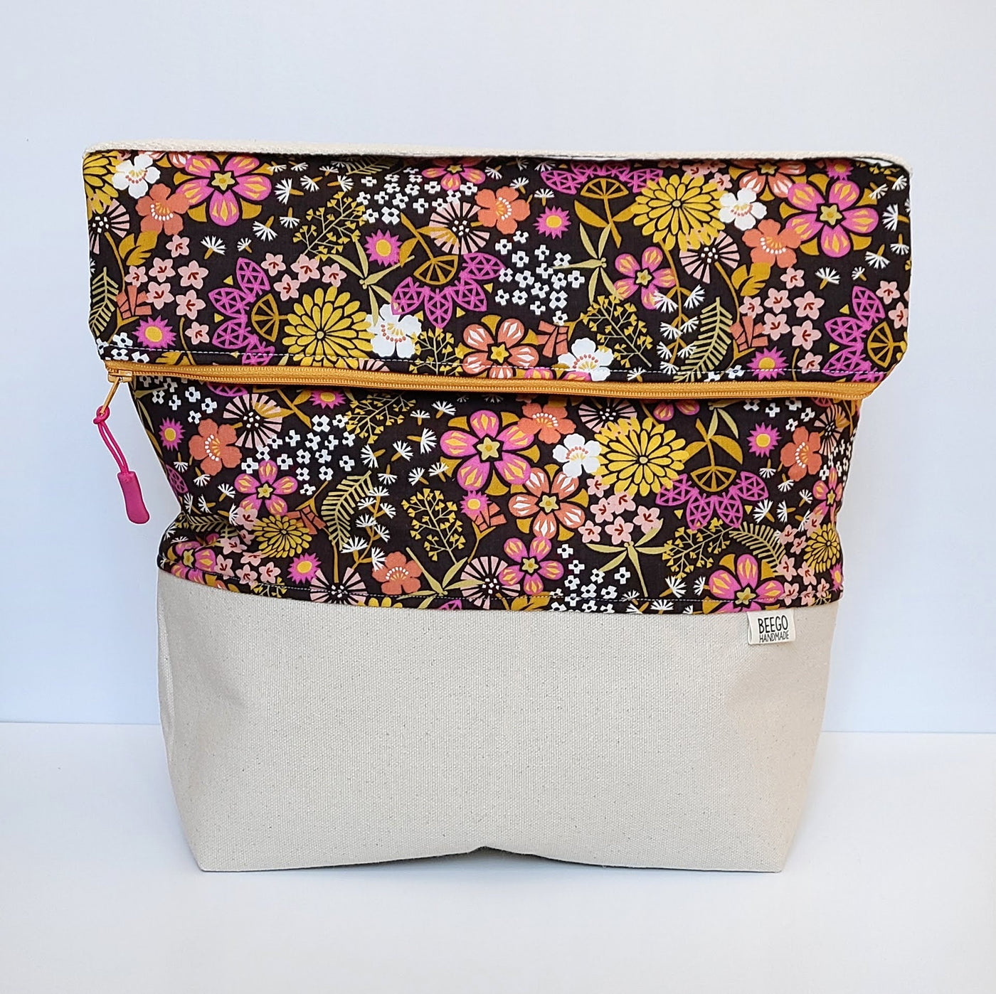 Koi Floral Insulated Washable Lunch Bag