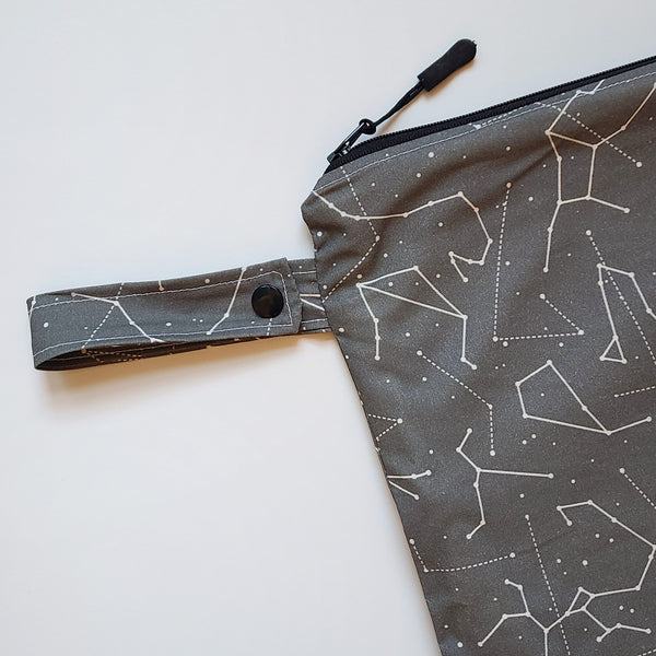 Gray Constellations Wet Bag