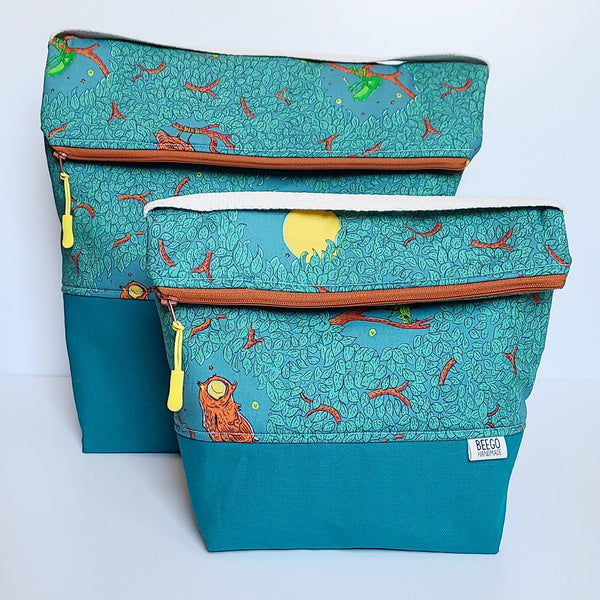 Forest Songs Insulated Washable Lunch Bag
