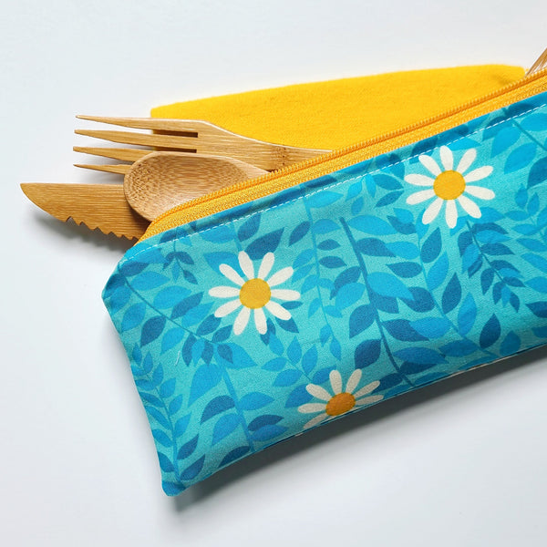 Daisy Dance Divided Cutlery Pouch