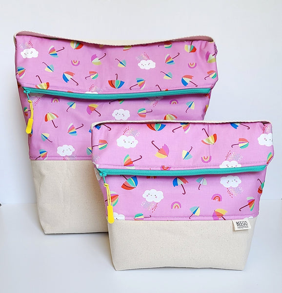 Rainbow Showers Insulated Washable Lunch Bag