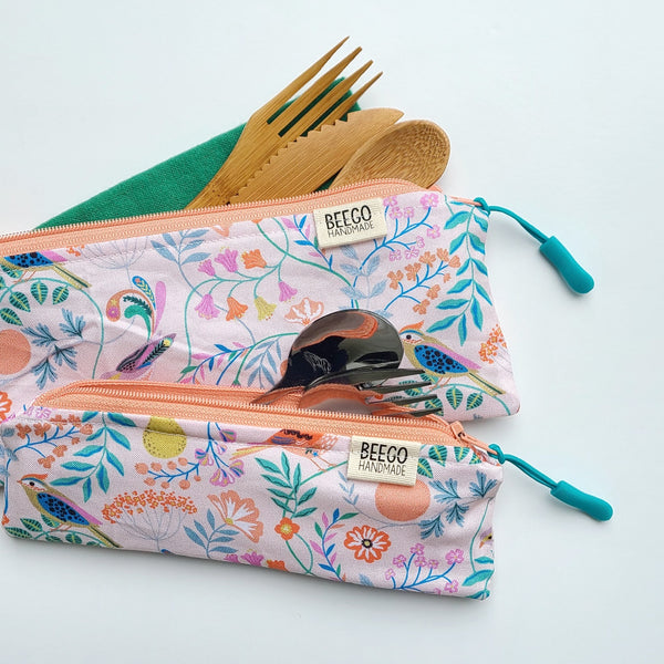 Songbirds Cutlery Pouch (Standard and Kids)