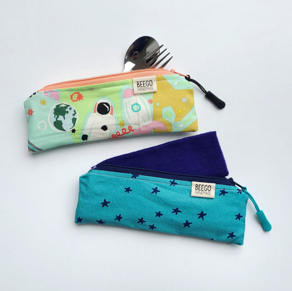 Intergalactic Kids Cutlery Pouches