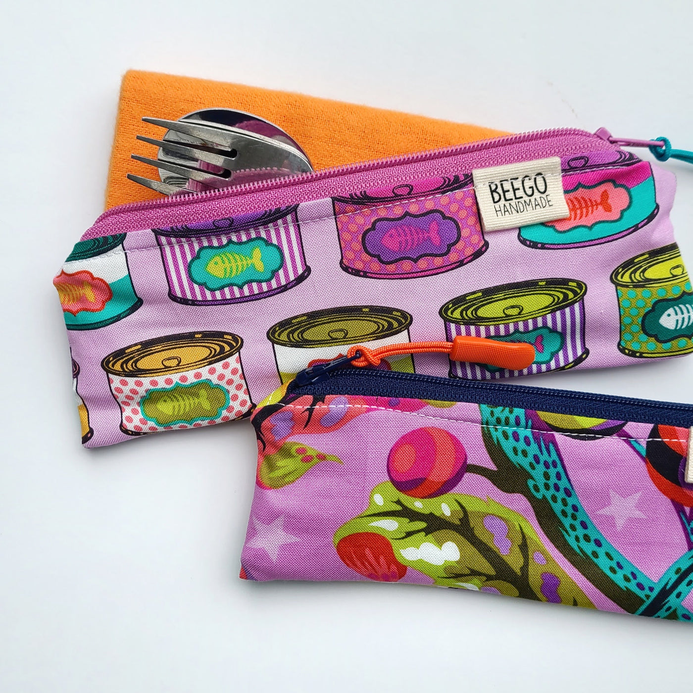 Electro Kitty Kids Cutlery Pouches