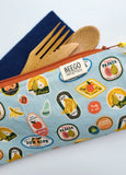 Fruit Stickers Cutlery Pouch (Standard and Kids)