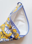 Blue and Yellow Floral Wet Bag