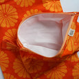 Orange Floral Wet Bag