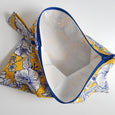 Blue and Yellow Floral Wet Bag