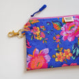 Vibrant Floral Clip-On Pouch