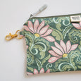 Art Deco Floral Clip-On Pouch