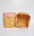 Reversible Fabric Bin - Violet Sunset