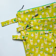 Green Sloths Wet Bag