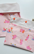 Pink Capybara Snack Bag