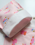 Pink Capybara Snack Bag