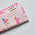 Pink Capybara Cutlery Pouch