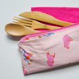 Pink Capybara Cutlery Pouch