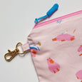 Pink Capybara Clip-On Pouch