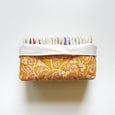 Facial Squares Fabric Bin - Violet Sunset