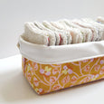 Facial Squares Fabric Bin - Violet Sunset