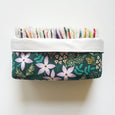 WONKY Facial Squares Fabric Bin - Urban Jungle