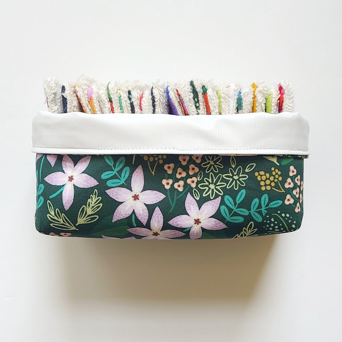 WONKY Facial Squares Fabric Bin - Urban Jungle