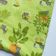 WONKY Mobility Bag (Wet Bag) - Green Cats