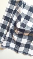 Black and White Buffalo Plaid Paperless Towel
