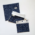 Navy Constellations Snack Bag