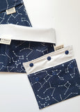 Navy Constellations Snack Bag