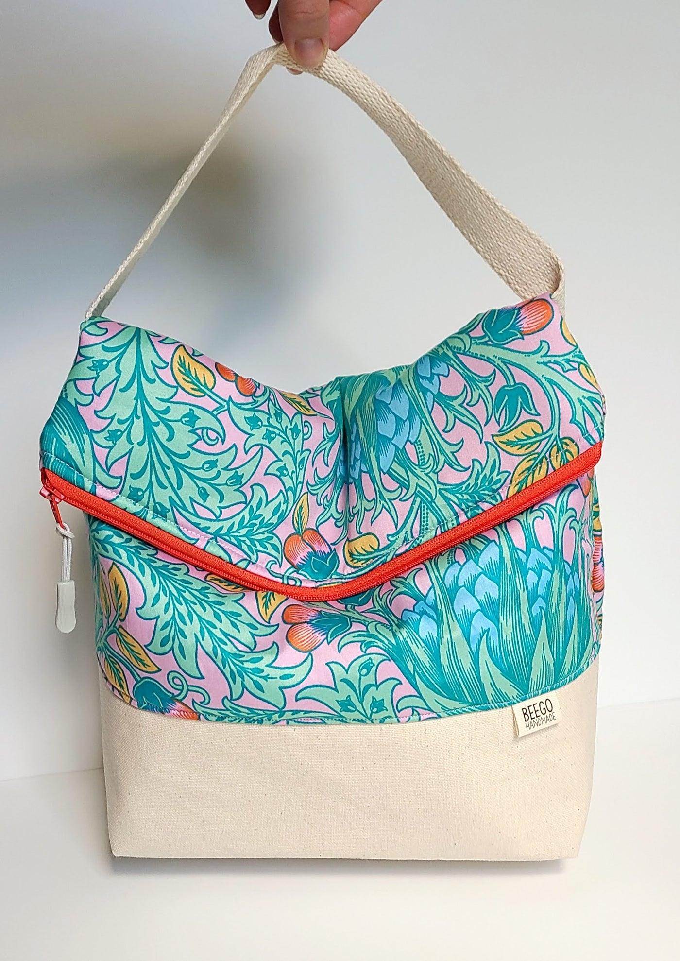 Artichoke Field Insulated Washable Lunch Bag