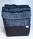 Navy Constellations Insulated Washable Lunch Bag