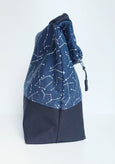 Navy Constellations Insulated Washable Lunch Bag