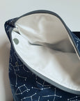 Navy Constellations Insulated Washable Lunch Bag