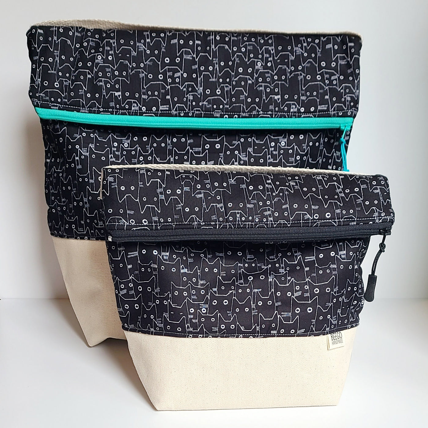 Black Cats Insulated Washable Lunch Bag