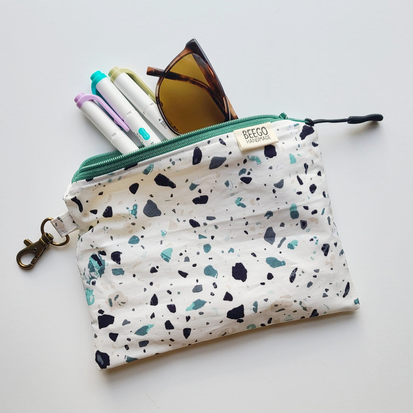 Terrazzo Clip-On Pouch